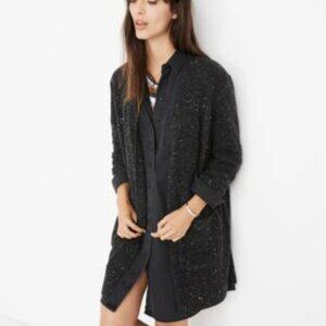 CLEARANCE! Madewell Women's Size XS Donegal Kent Cardigan Sweater Black